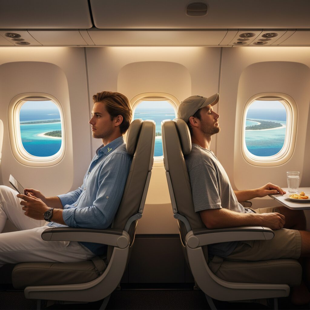 découvrez l'étonnant hasard qui a réuni les tennismen sinner et zverev lors d'un même vol en direction des maldives. une rencontre inattendue entre deux stars du tennis.