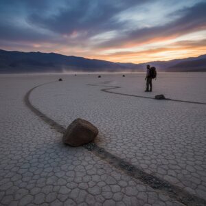 découvrez les explications fascinantes derrière le phénomène des pierres mouvantes sur le lac asséché, un mystère naturel captivant.