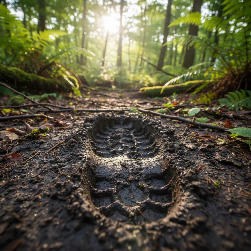 découvrez comment les empreintes de pas se forment et restent visibles dans la boue humide grâce aux propriétés physiques du sol et à la pression exercée par le poids.