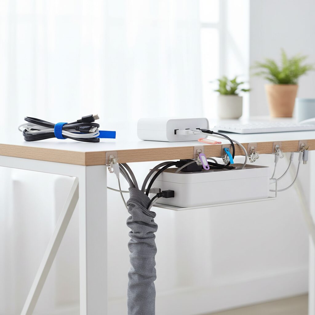 apprenez à organiser vos câbles facilement avec 5 habitudes simples pour éviter le désordre et garder un espace de travail ordonné sans stress.