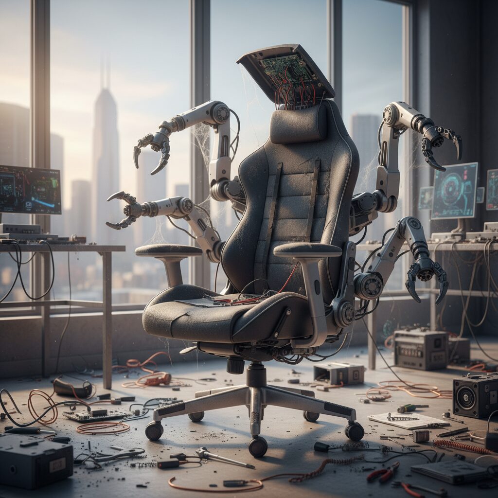 découvrez comment une chaise de bureau a failli devenir un robot inutile, explorant les innovations et les défis qui ont transformé son rôle dans notre quotidien.