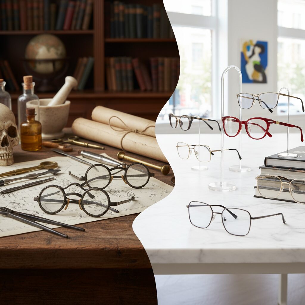 découvrez l'étonnante origine des lunettes, de simples outils médicaux à des accessoires de mode incontournables.