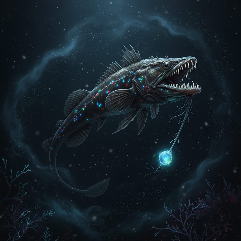 découvrez les secrets fascinants du poisson dragon abyssal, une créature étrange et énigmatique des profondeurs marines.