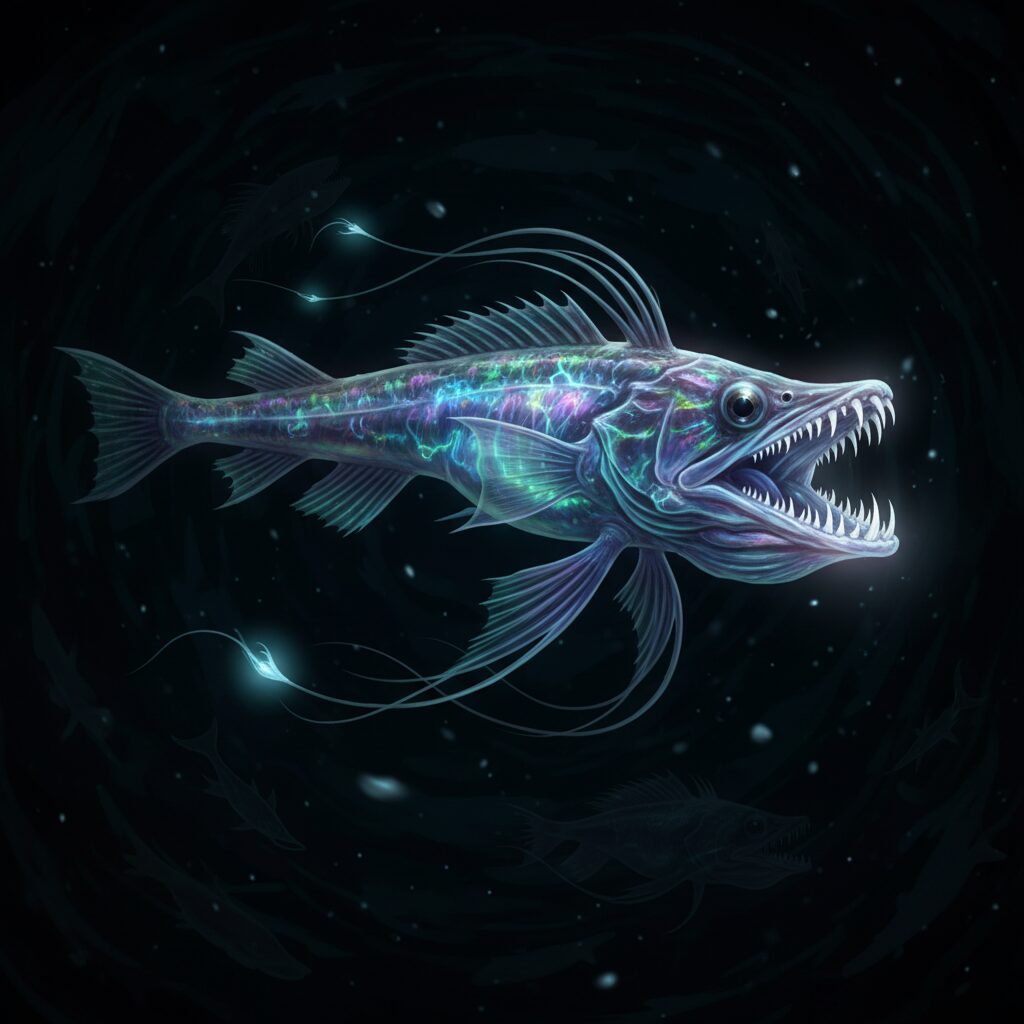 découvrez les secrets fascinants du poisson dragon abyssal, une créature étrange et mystérieuse des profondeurs marines.