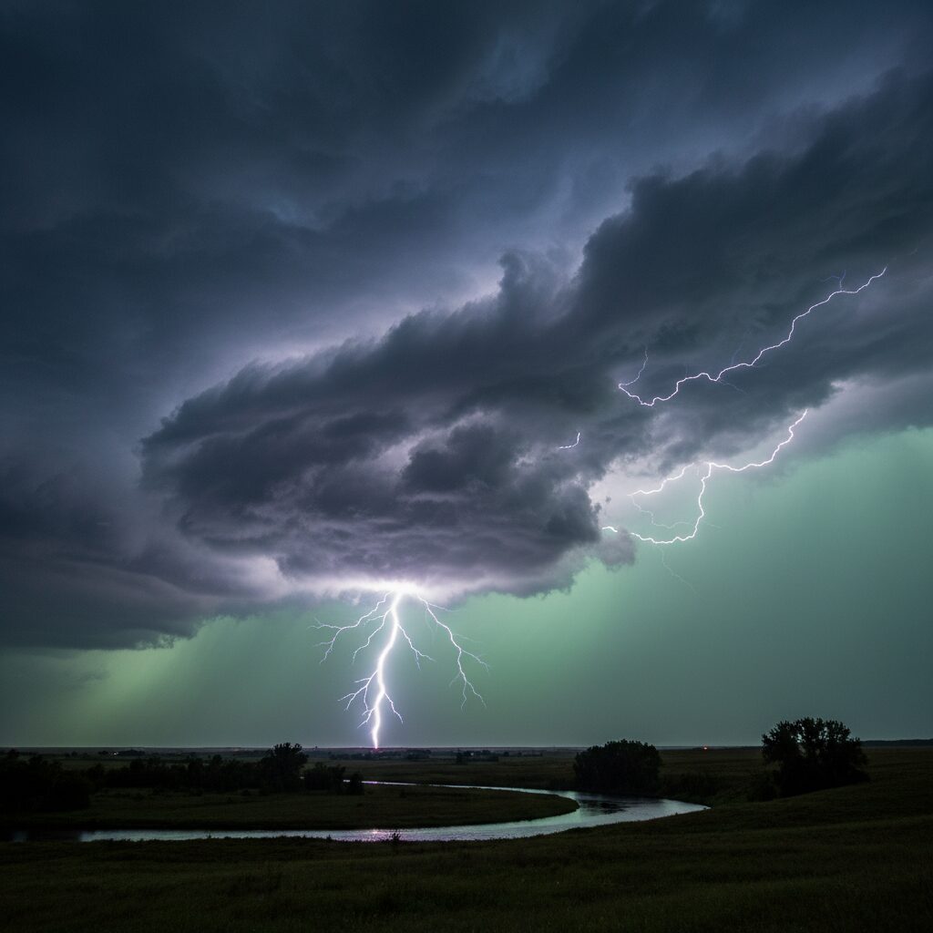 découvrez les raisons scientifiques pour lesquelles le ciel peut parfois prendre une teinte verte lors d'un orage, un phénomène naturel fascinant lié aux conditions atmosphériques.