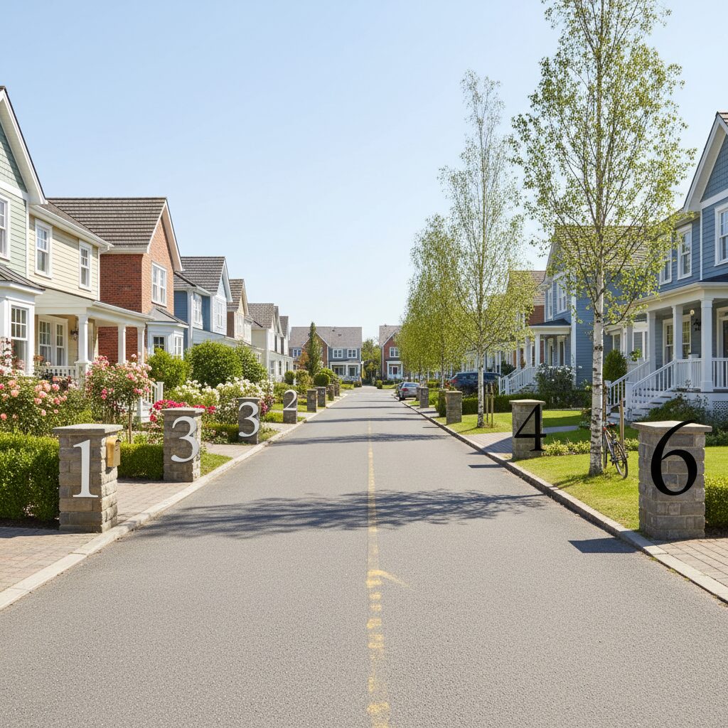 découvrez pourquoi les maisons sont numérotées avec des chiffres impairs d'un côté et pairs de l'autre, et comment cette organisation facilite la localisation et la gestion des adresses.