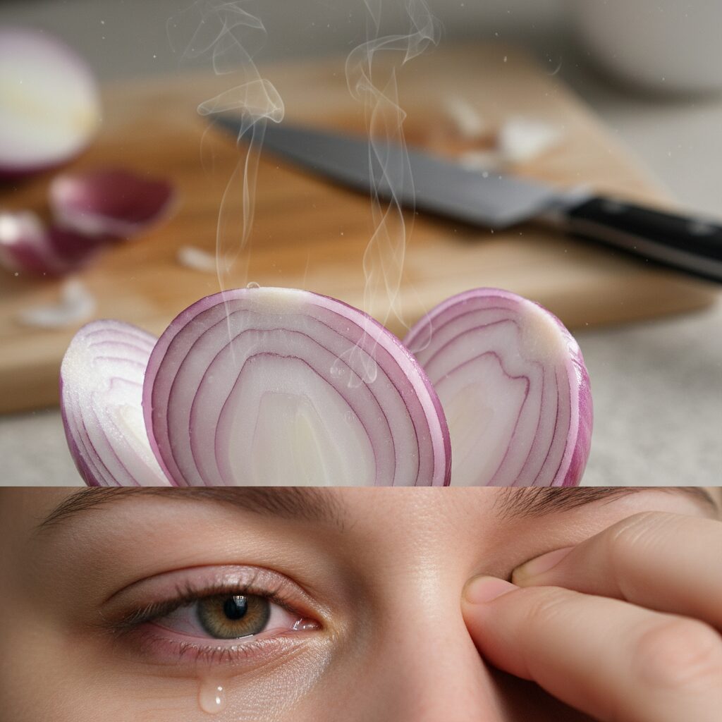 découvrez pourquoi vos yeux se mettent à pleurer lorsque vous coupez un oignon et comment ce phénomène naturel provoque ces larmes inattendues.