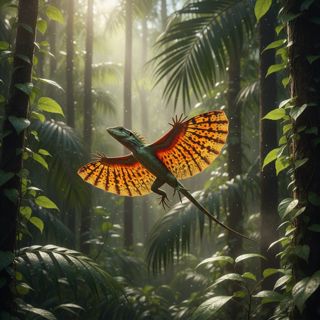 découvrez le lézard planeur étonnant qui semble défier la gravité. saviez-vous que ce serpent peut voler ? apprenez tout sur ses incroyables capacités de vol.