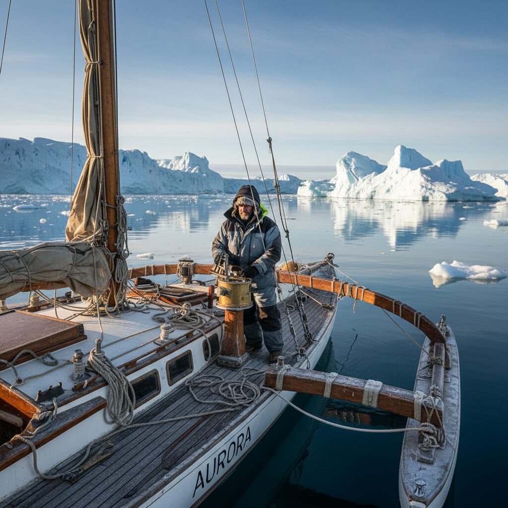 découvrez l'aventure exceptionnelle d'un passionné préparant son tour du monde en arctique à bord d'un vieux trimaran, alliant courage et exploration dans des conditions extrêmes.