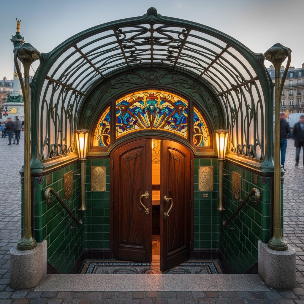 explorez les toilettes art nouveau cachées sous une célèbre place de paris, un trésor architectural méconnu alliant histoire et design unique.