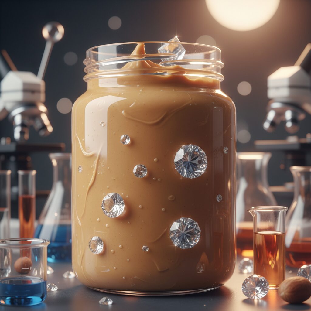 découvrez comment des scientifiques ont réussi à créer des diamants en utilisant du beurre de cacahuète, une expérience aussi surprenante qu'innovante.