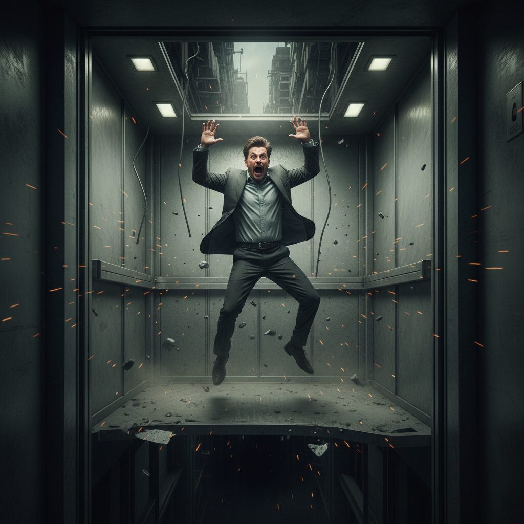 découvrez si sauter dans un ascenseur en chute libre peut réellement éviter un accident et les vérités scientifiques derrière cette idée courante.