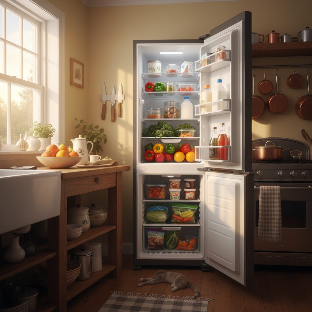 découvrez ce qui se passe réellement lorsque la porte du frigo est laissée ouverte dans une pièce : cela refroidit-il ou réchauffe-t-il l'environnement ? une explication simple et scientifique.