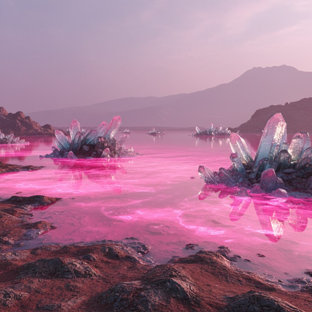 découvrez le lac rose toxique unique qui forme naturellement des cristaux de soda, un phénomène naturel fascinant alliant beauté et danger.
