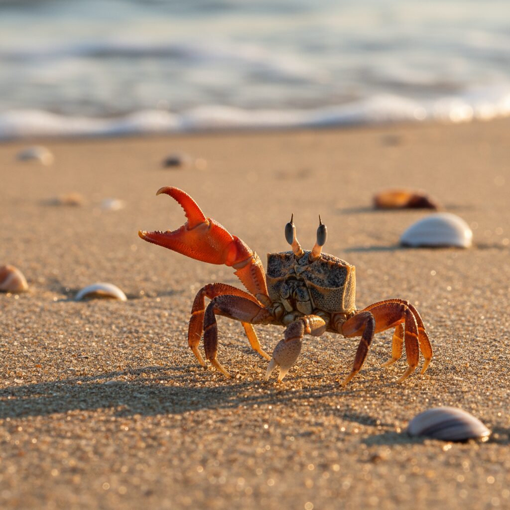découvrez comment le crabe violoniste utilise sa pince géante comme un outil de séduction fascinant et unique dans le monde animal.