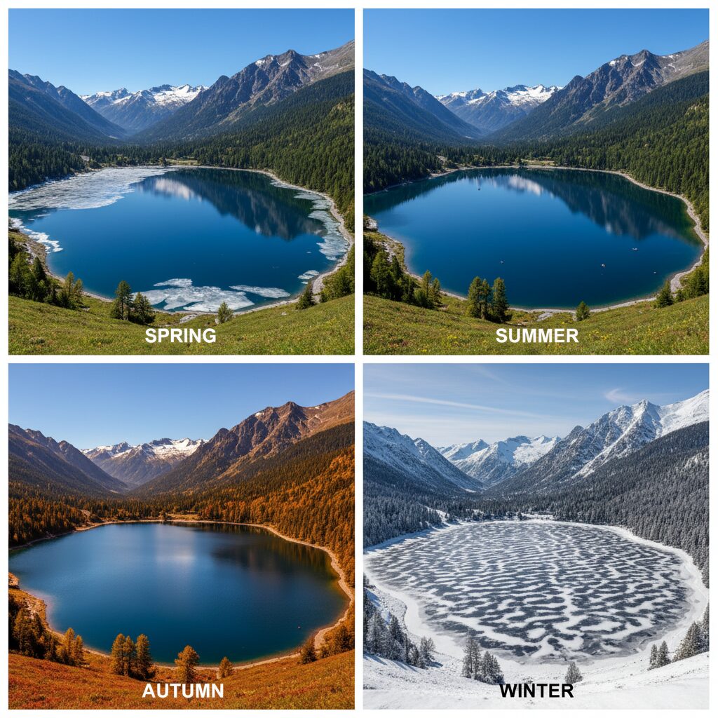 découvrez comment certains lacs modifient leur forme au fil des saisons grâce à des processus naturels autres que l'érosion visible, influençant leur paysage unique.