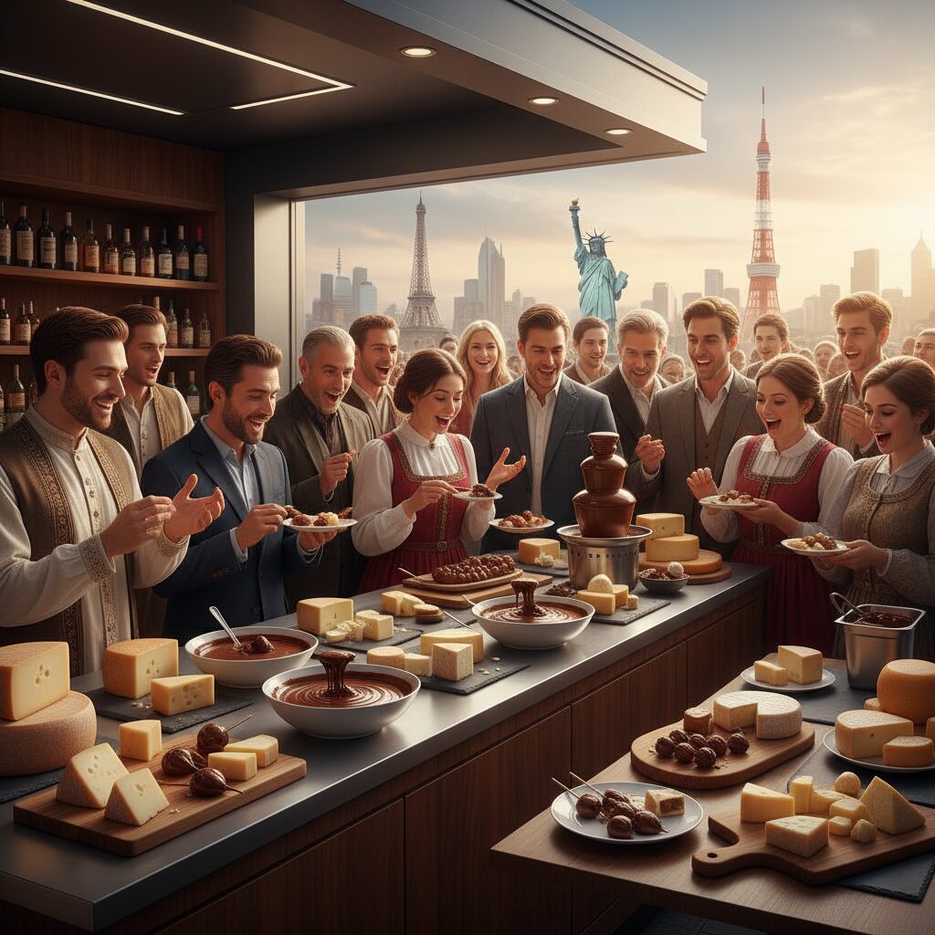 découvrez comment l'alliance surprenante du chocolat et du fromage a conquis les palais du monde entier, mêlant douceur et saveurs inédites.