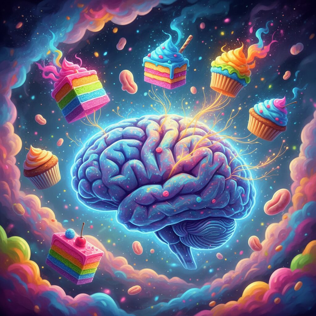 découvrez comment le cerveau crée des sensations gustatives uniques, comme des gâteaux de nuages, alliant neurosciences et plaisir gustatif.