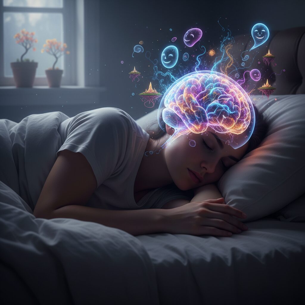 découvrez comment le cerveau génère les rêves pendant le sommeil, les mécanismes neurobiologiques impliqués et l'importance de ces expériences oniriques pour notre esprit.