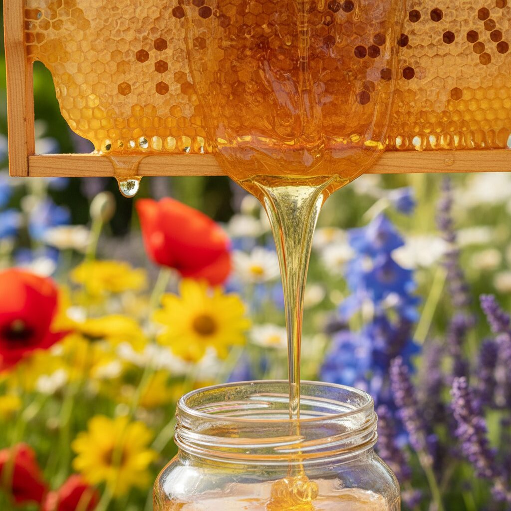 découvrez comment le miel révèle des saveurs et propriétés uniques selon son origine, influencée par les fleurs butinées et les terroirs variés.