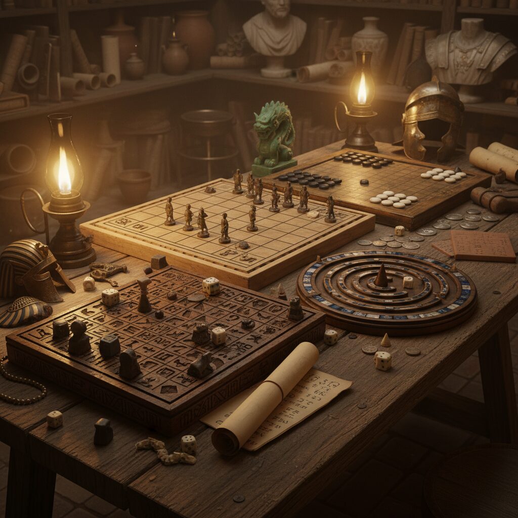 découvrez comment les premiers jeux de société reflétaient les valeurs, les croyances et les structures sociales de leur époque, offrant un aperçu unique de l'histoire et de la culture anciennes.