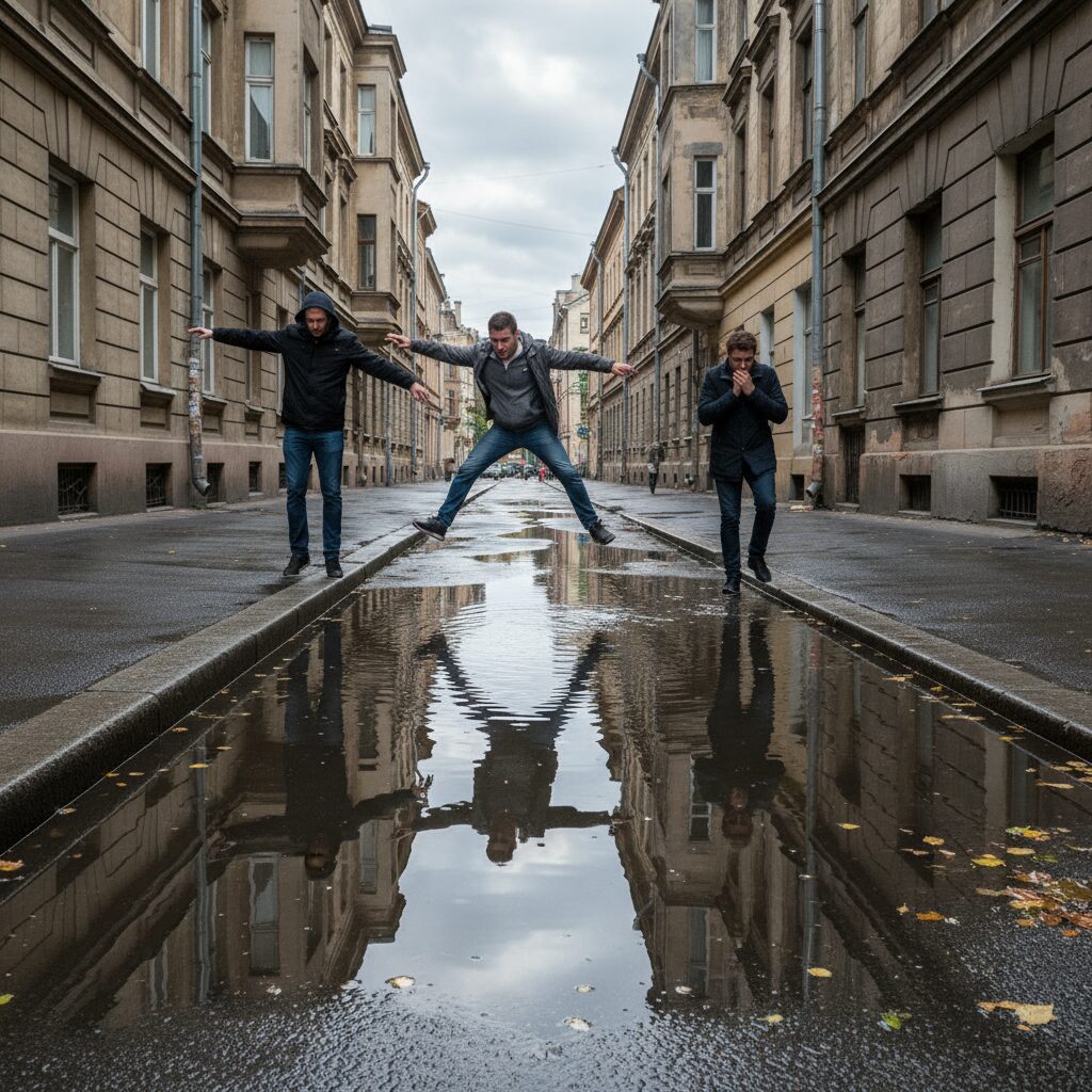 découvrez des astuces originales pour éviter les flaques d'eau comme si c'était contagieux, afin de rester au sec et bien protégé en toutes circonstances.