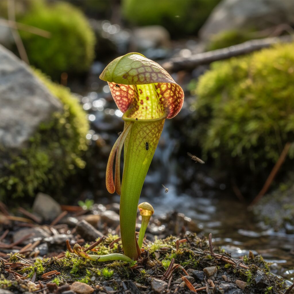 découvrez comment la plante cobra utilise sa forme trompeuse pour attirer et capturer ses proies, un mécanisme fascinant de la nature.
