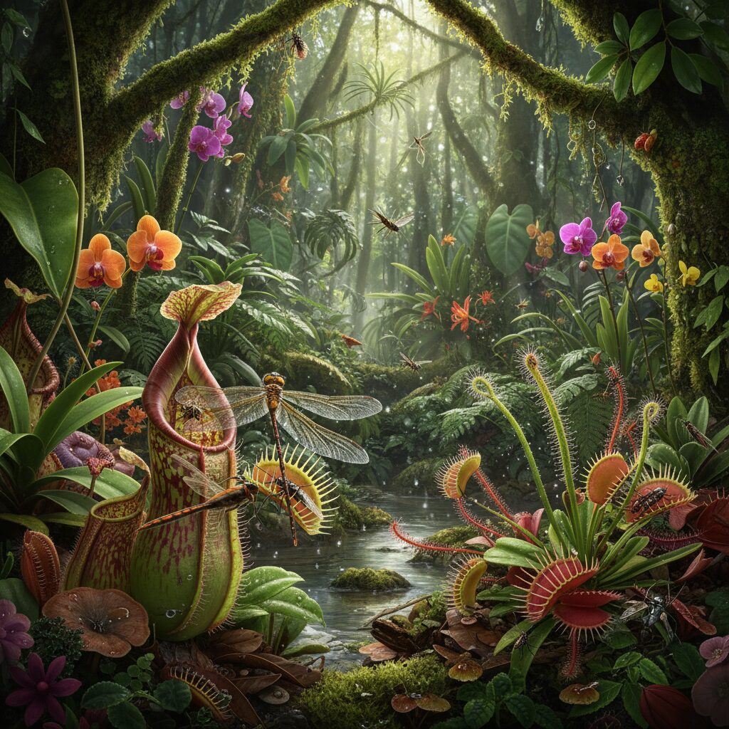 découvrez le fascinant monde des fleurs carnivores et apprenez comment ces plantes extraordinaires capturent et digèrent leurs proies pour survivre.