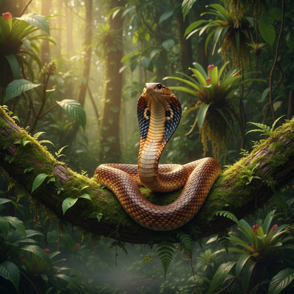 découvrez les mystères du serpent à lunettes, une fascinante créature de la jungle indonésienne, et plongez dans son univers secret et captivant.