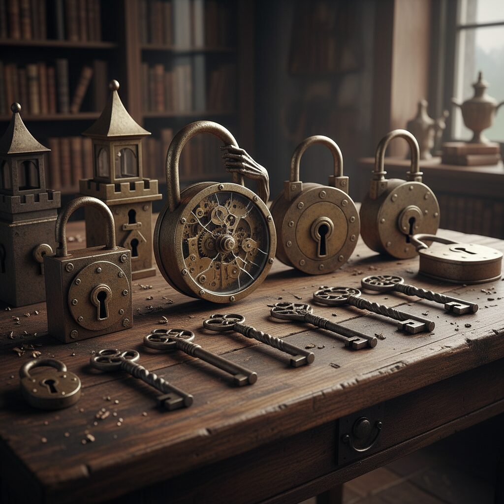 découvrez le secret historique fascinant des serrures et clés aux formes improbables, témoins d'un savoir-faire ancien et énigmatique.