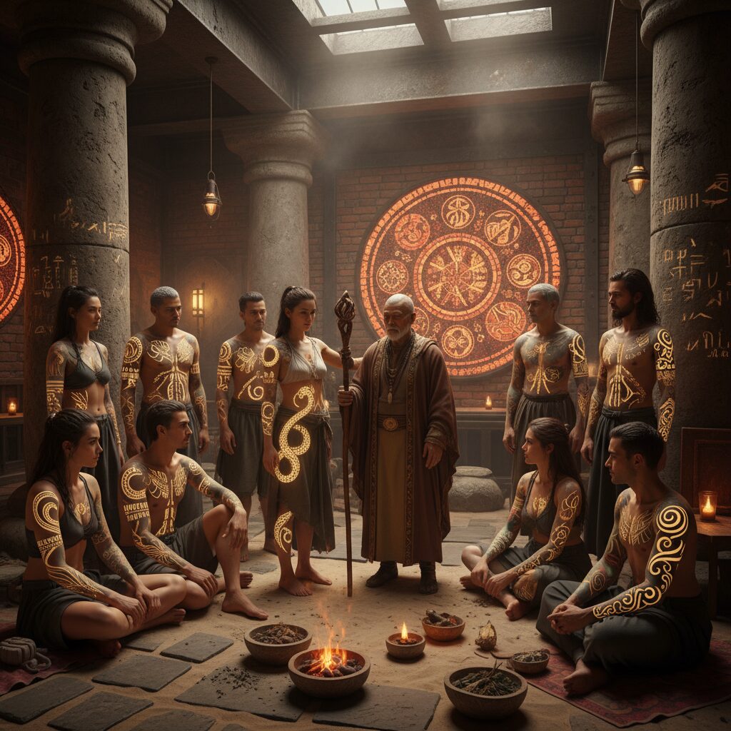 découvrez l'histoire méconnue des tatouages, où magie et appartenance sociale se mêlent pour révéler des traditions ancestrales et des symboles puissants à travers les âges.