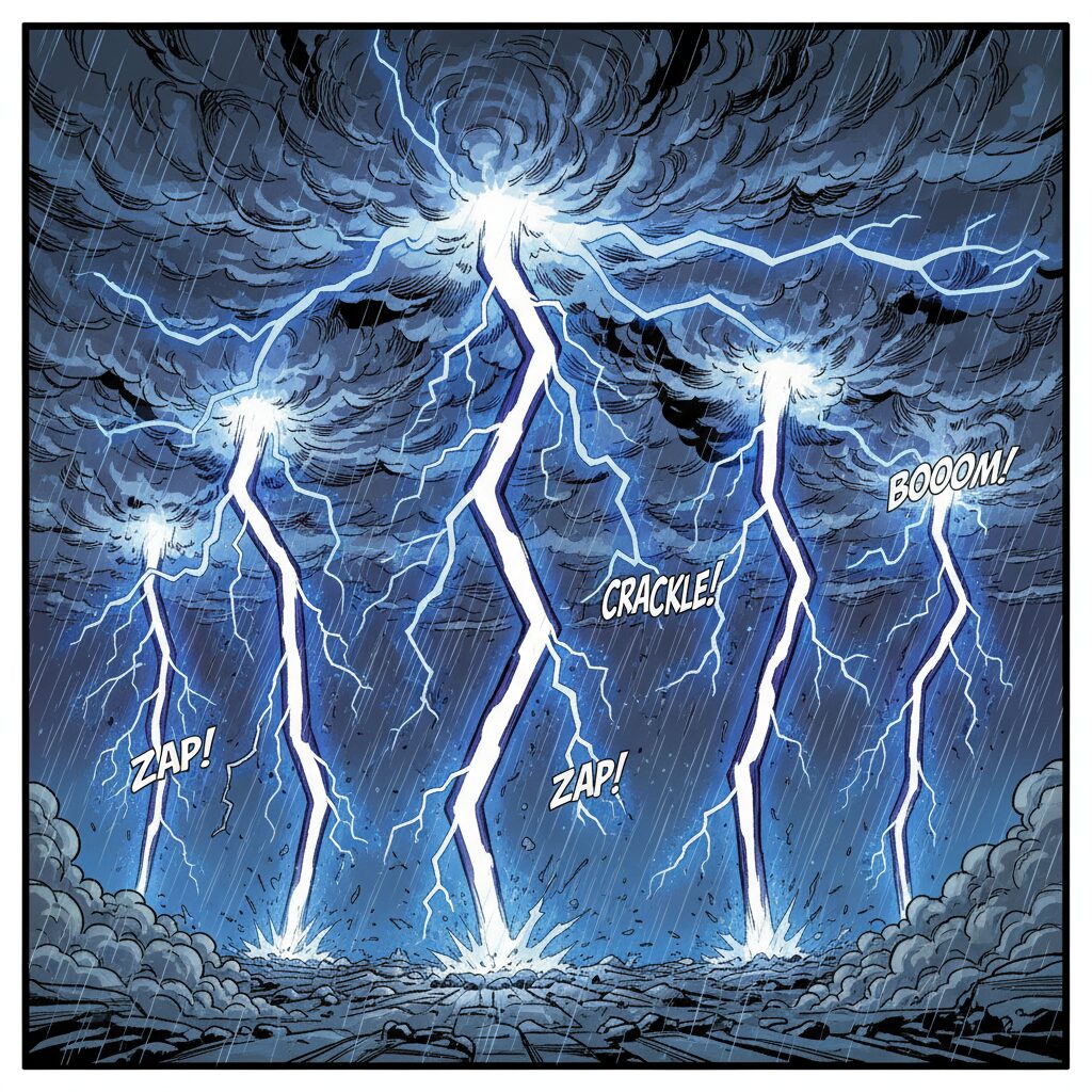 découvrez pourquoi des éclairs synchronisés apparaissent fréquemment lors des pluies fines, en explorant les phénomènes météorologiques et les conditions atmosphériques qui les provoquent.