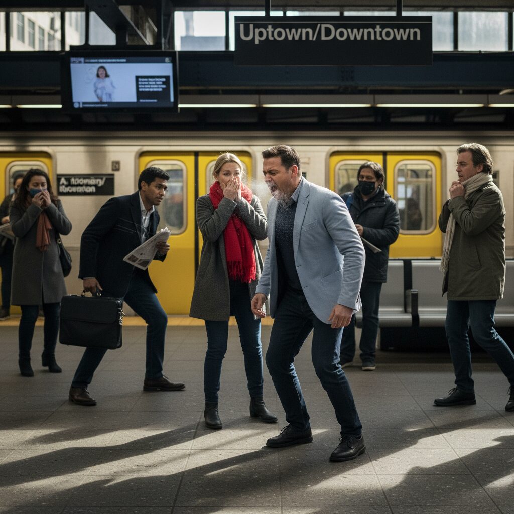 découvrez pourquoi éternuer en public peut inquiéter jusqu'à vos voisins et comment cette réaction révèle nos peurs sociales et sanitaires.