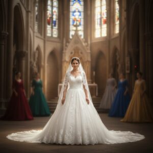 découvrez pourquoi les mariées choisissent traditionnellement de porter du blanc le jour de leur mariage, et les origines symboliques de cette couleur par rapport aux autres.