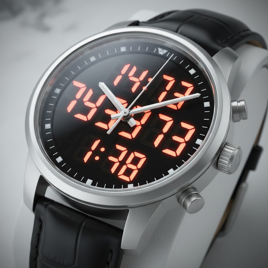 découvrez pourquoi les montres avec aiguilles digitales peuvent dérouter et comment elles combinent design traditionnel et technologie moderne pour une lecture unique de l'heure.