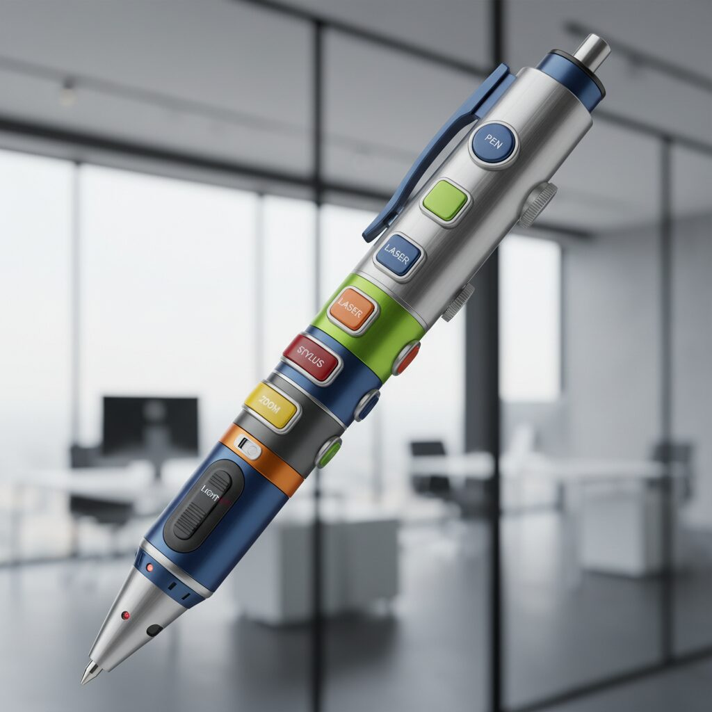 découvrez pourquoi les stylos multifonction possèdent plusieurs boutons apparemment inutiles et quels sont leurs véritables rôles.