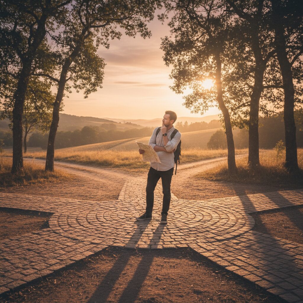 découvrez pourquoi nous hésitons et tournons en rond avant de finalement prendre une décision importante et partir vers de nouvelles aventures.