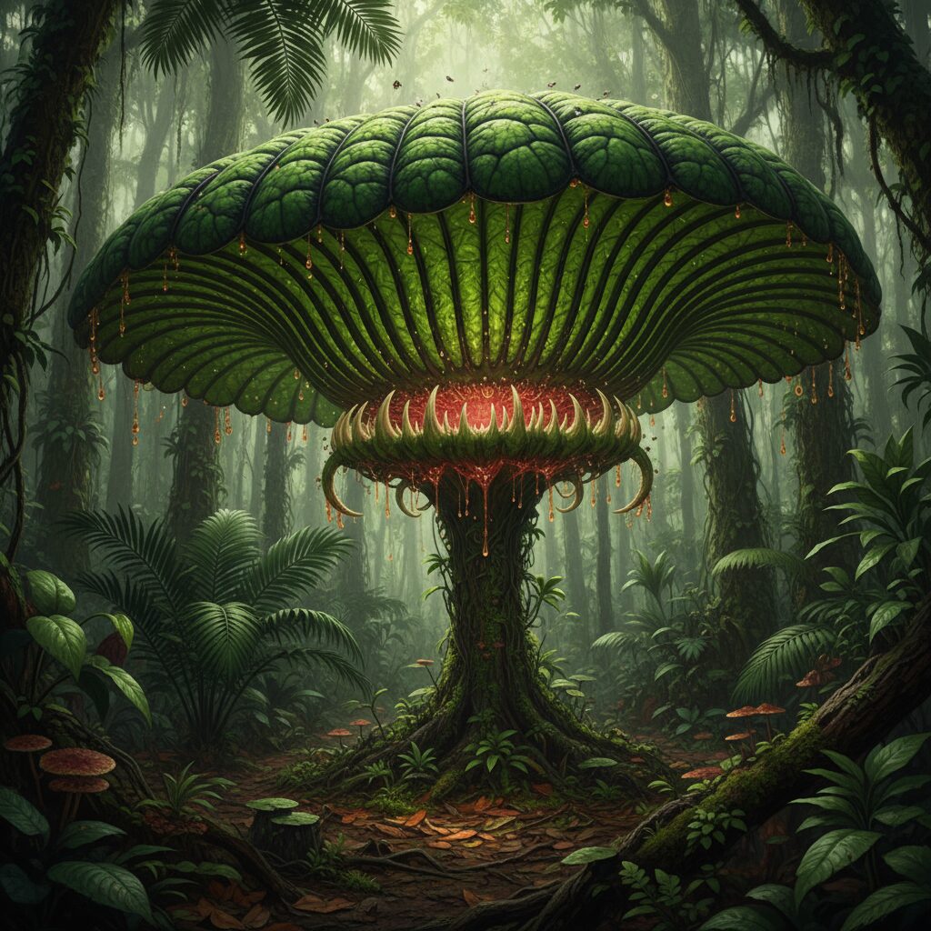 découvrez la fleur d’umbrella, une plante carnivore géante dotée d’un piège ingénieux pour capturer ses proies avec efficacité. plongez dans l’univers fascinant de cette merveille botanique.