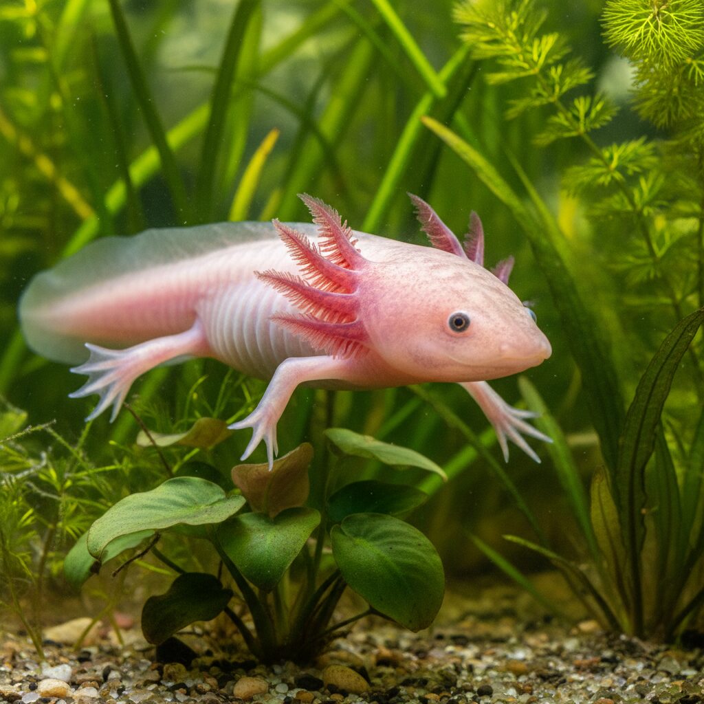 découvrez l’axolotl, un amphibien fascinant capable de régénérer ses membres. apprenez tout sur ses caractéristiques uniques et son habitat.