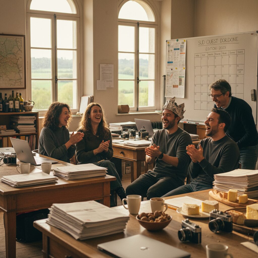 découvrez le bêtisier 2025 de la rédaction de « sud ouest » en dordogne, un moment insolite et drôle à ne pas manquer pour bien commencer l'année avec bonne humeur !