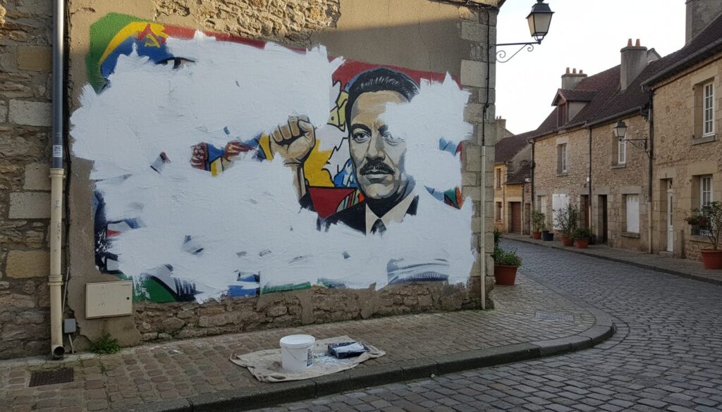 à saintes, une fresque dédiée à salvador allende a été malencontreusement effacée par les services municipaux, suscitant surprise et émotion dans la communauté.