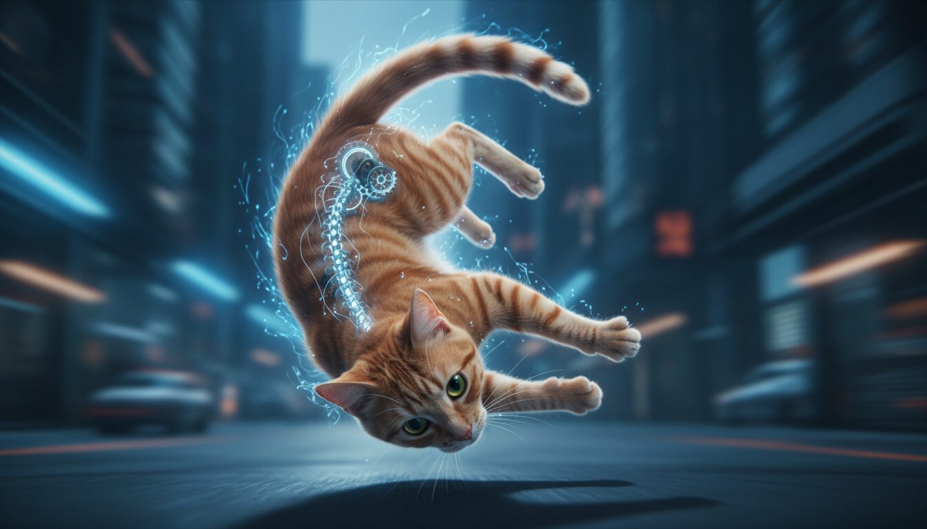 découvrez les secrets et mécanismes fascinants qui expliquent comment les chats parviennent toujours à retomber sur leurs pattes avec agilité et précision.