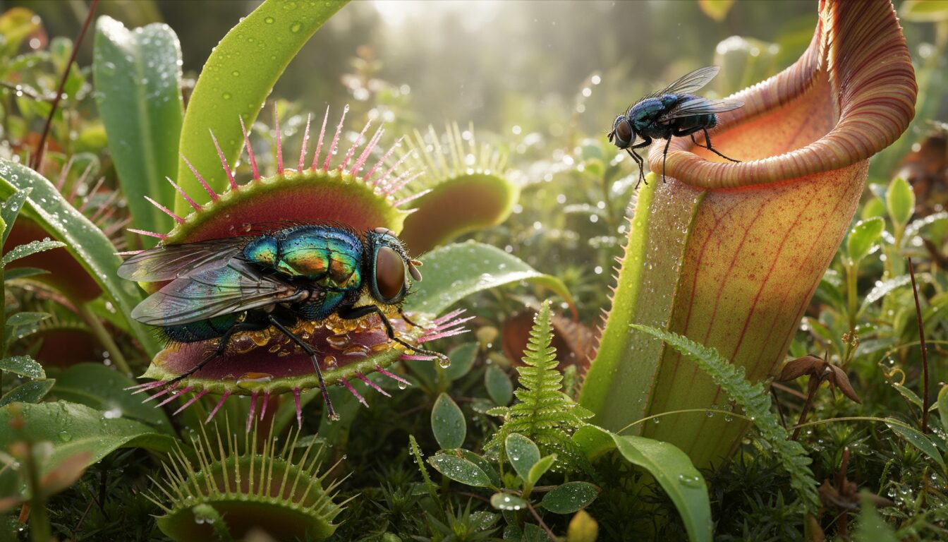 découvrez les mécanismes fascinants utilisés par les plantes carnivores pour attraper et digérer leurs proies dans la nature.
