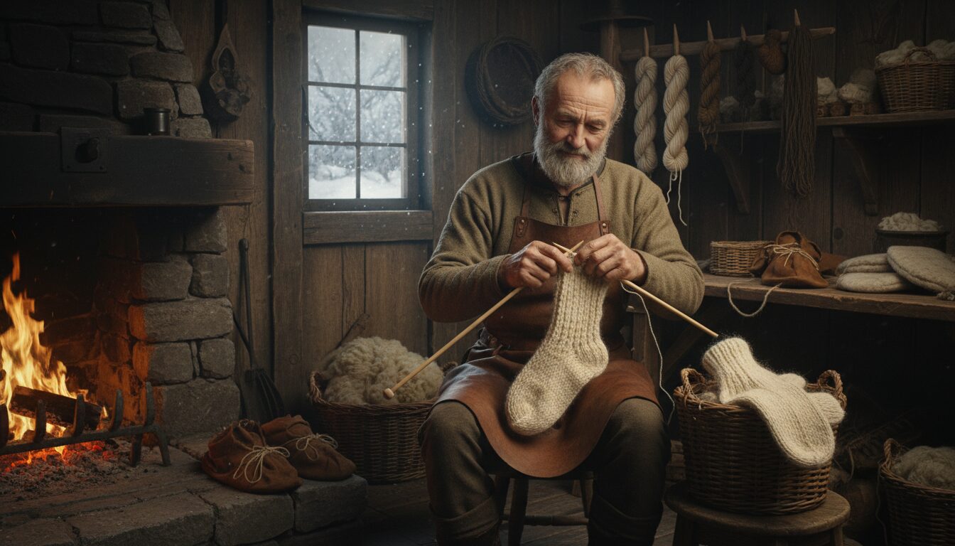 découvrez comment les premières chaussettes tricotées ont transformé le confort hivernal, apportant chaleur et innovation aux générations passées.