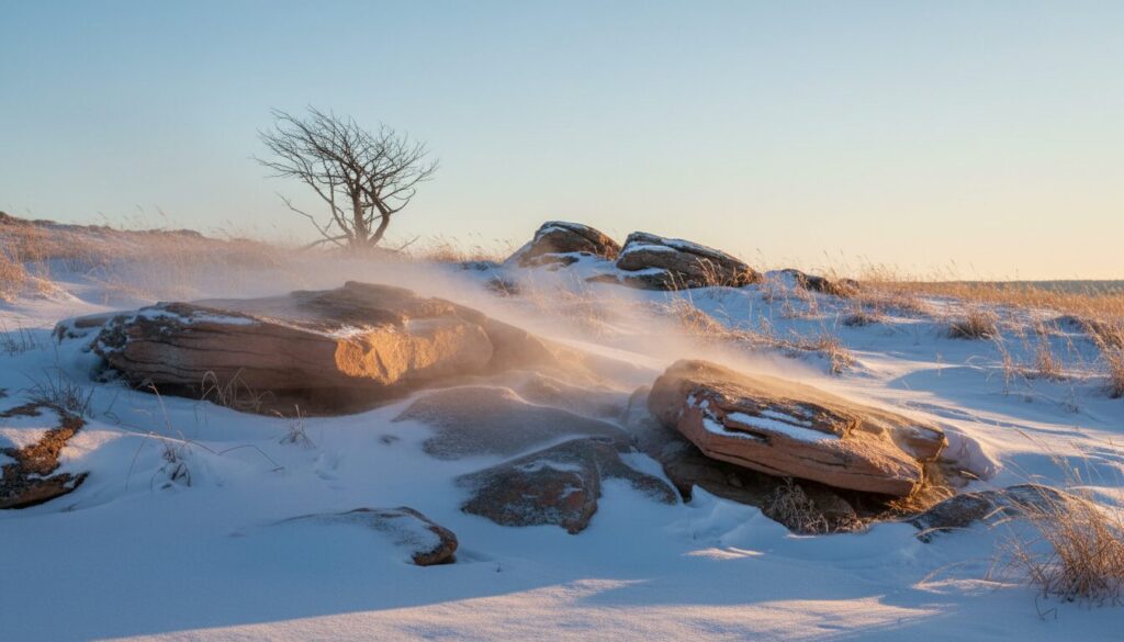découvrez comment les vents chauds contribuent au réchauffement de la surface des roches en hiver et influencent leur température malgré le froid ambiant.