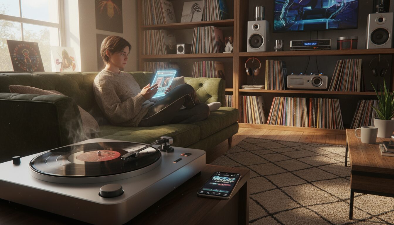 découvrez comment les vieux disques vinyles sont devenus des objets d'habitation prisés en 2025, alliant nostalgie et tendance déco.