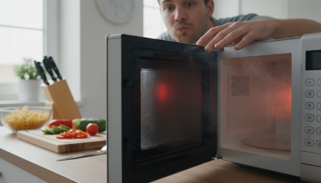 découvrez pourquoi nous touchons souvent le micro-ondes en marche sans faire exprès et comment éviter ce geste automatique dans la cuisine.