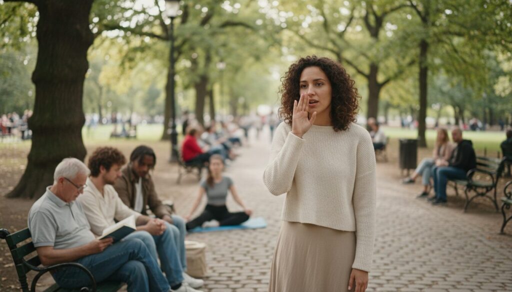découvrez des astuces pratiques pour contrôler le volume de votre voix en public et éviter de déranger les autres tout en communiquant efficacement.
