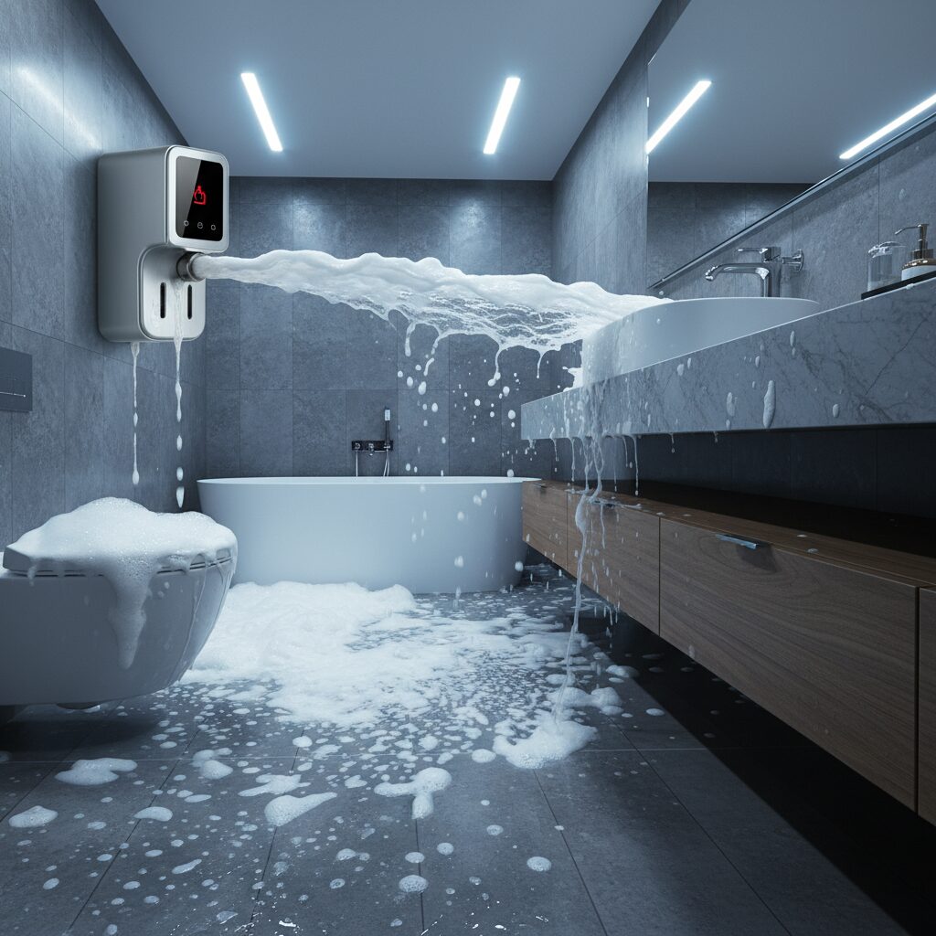 découvrez comment un distributeur de savon connecté a causé une inondation inattendue et les leçons à tirer de cette situation technologique.