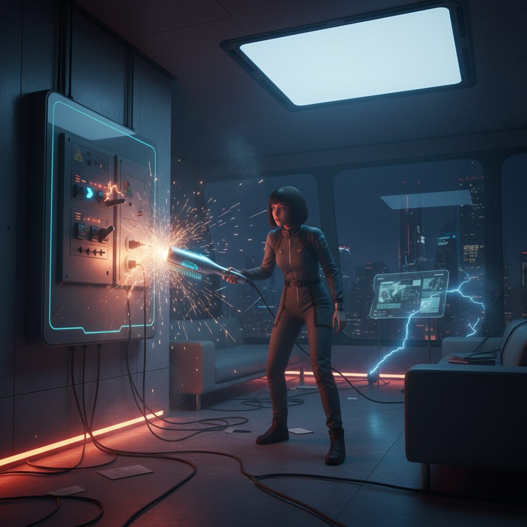 découvrez comment une simple brosse à cheveux électrique a provoqué une panne de courant inattendue, et les leçons à tirer pour éviter ce genre d'incident chez vous.